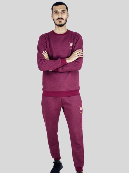 Burgundy Track Suit