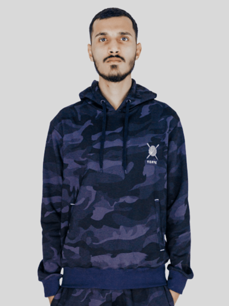 Camouflage Black Pullover Hoodie